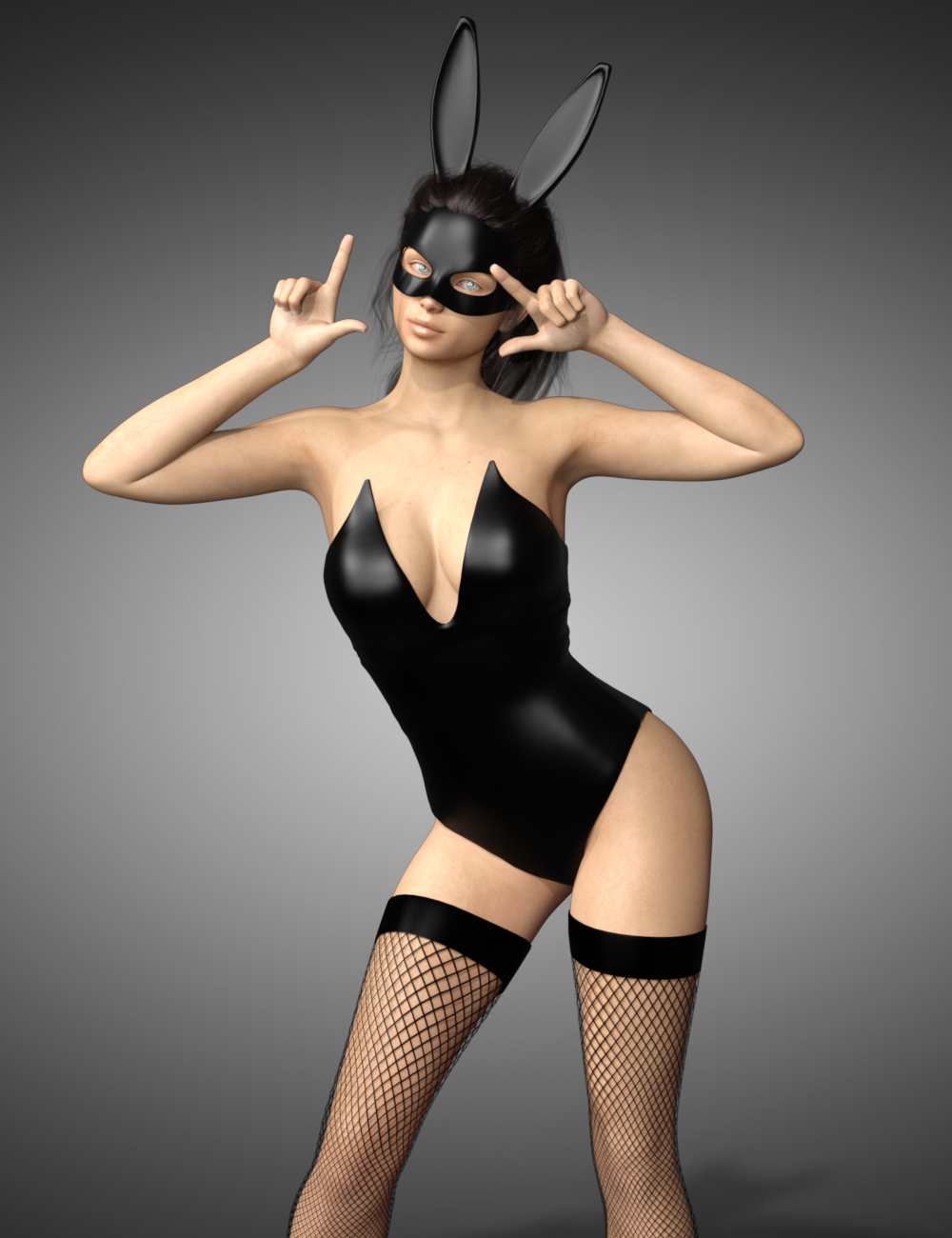 Bad Bunny II for Genesis 8 Female(s) by: B-Rock, 3D Models by Daz 3D
