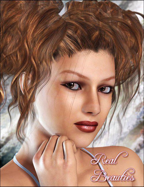 Real Beauties for V4 by: 4blueyes, 3D Models by Daz 3D