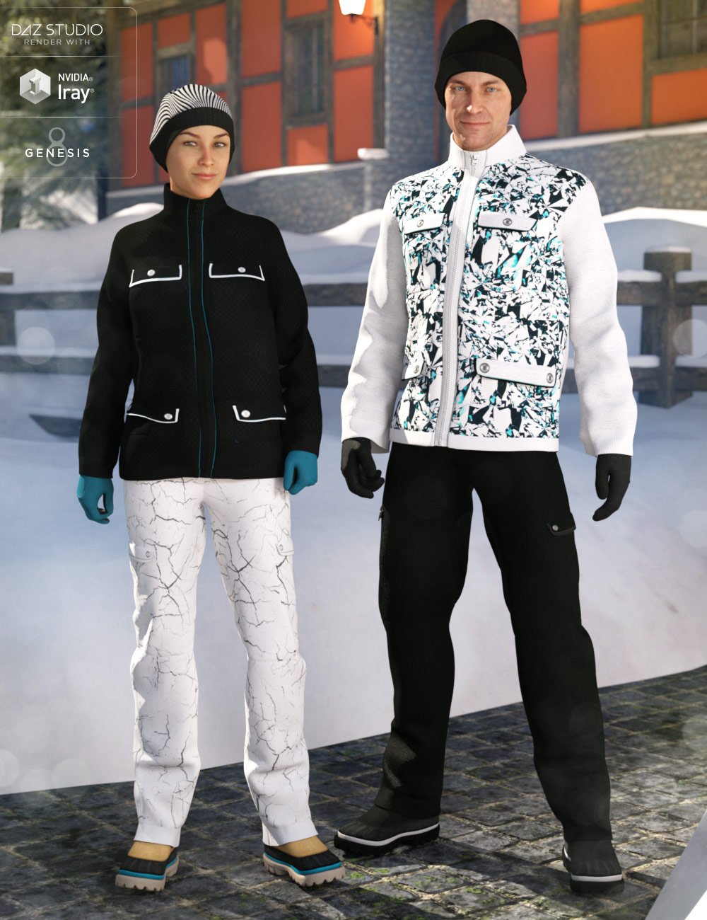 dForce Winter Snow Outfit for Genesis 8 Male(s) and Female(s) dForce Winter Snow Outfit for Genesis 8 Male(s) and Female(s) by: DirtyFairyNikisatez, 3D Models by Daz 3D