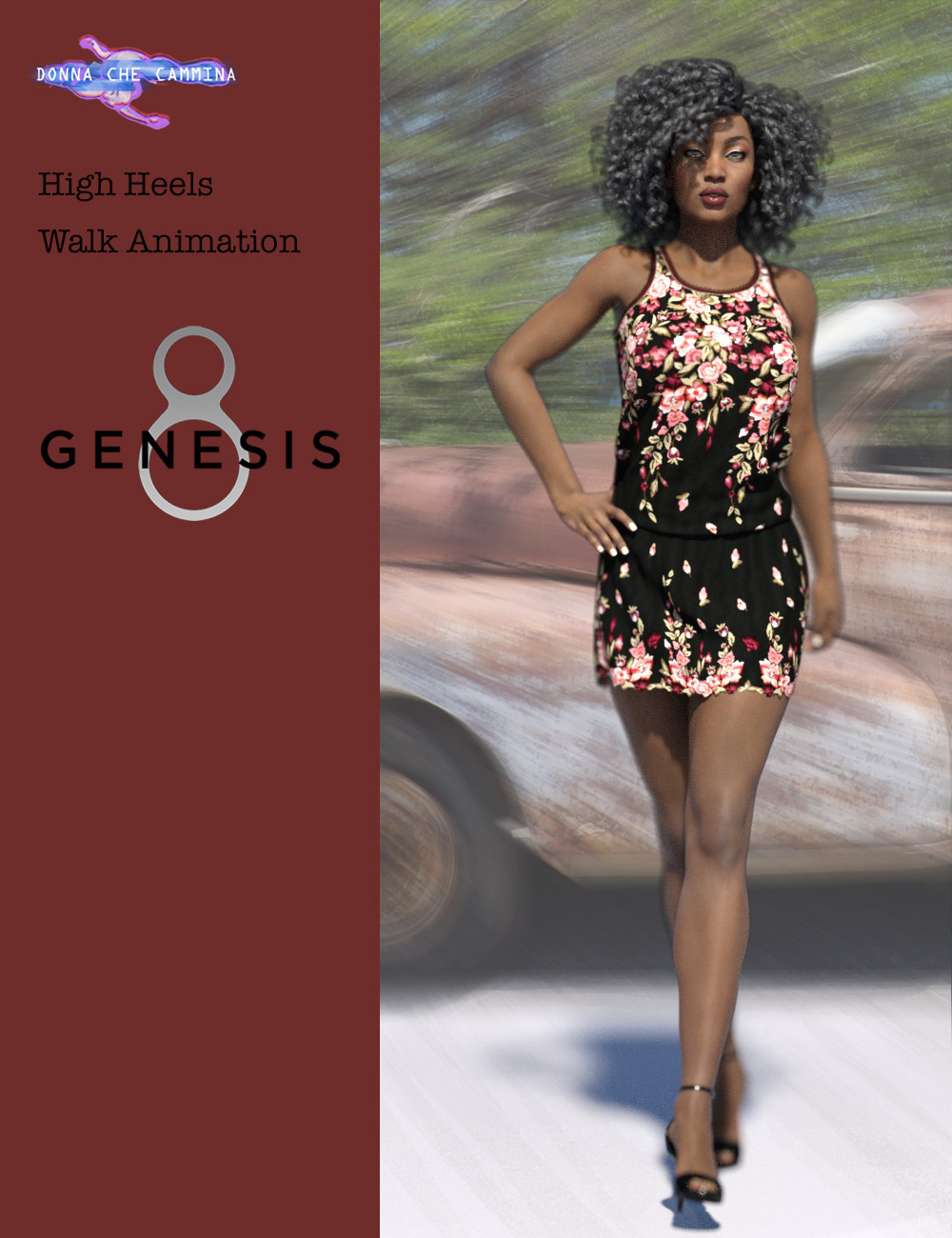 Hand on Hip Walk Cycle for Genesis 8 Female(s) by: Donna che cammina, 3D Models by Daz 3D