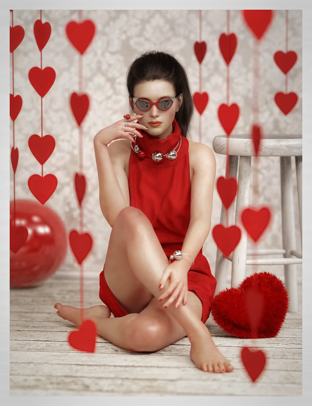 ES Valentine's Photo Shoot Props by: EyeStorm, 3D Models by Daz 3D