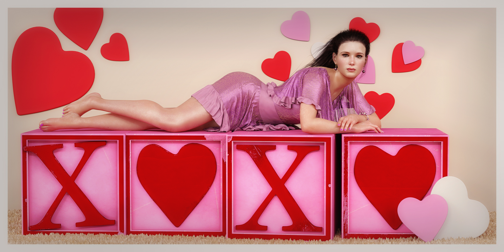 ES Valentine's Photo Shoot Props by: Tooth Fairy, 3D Models by Daz 3D