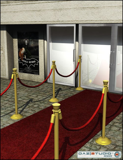 The Red Carpet by: ARTCollab, 3D Models by Daz 3D