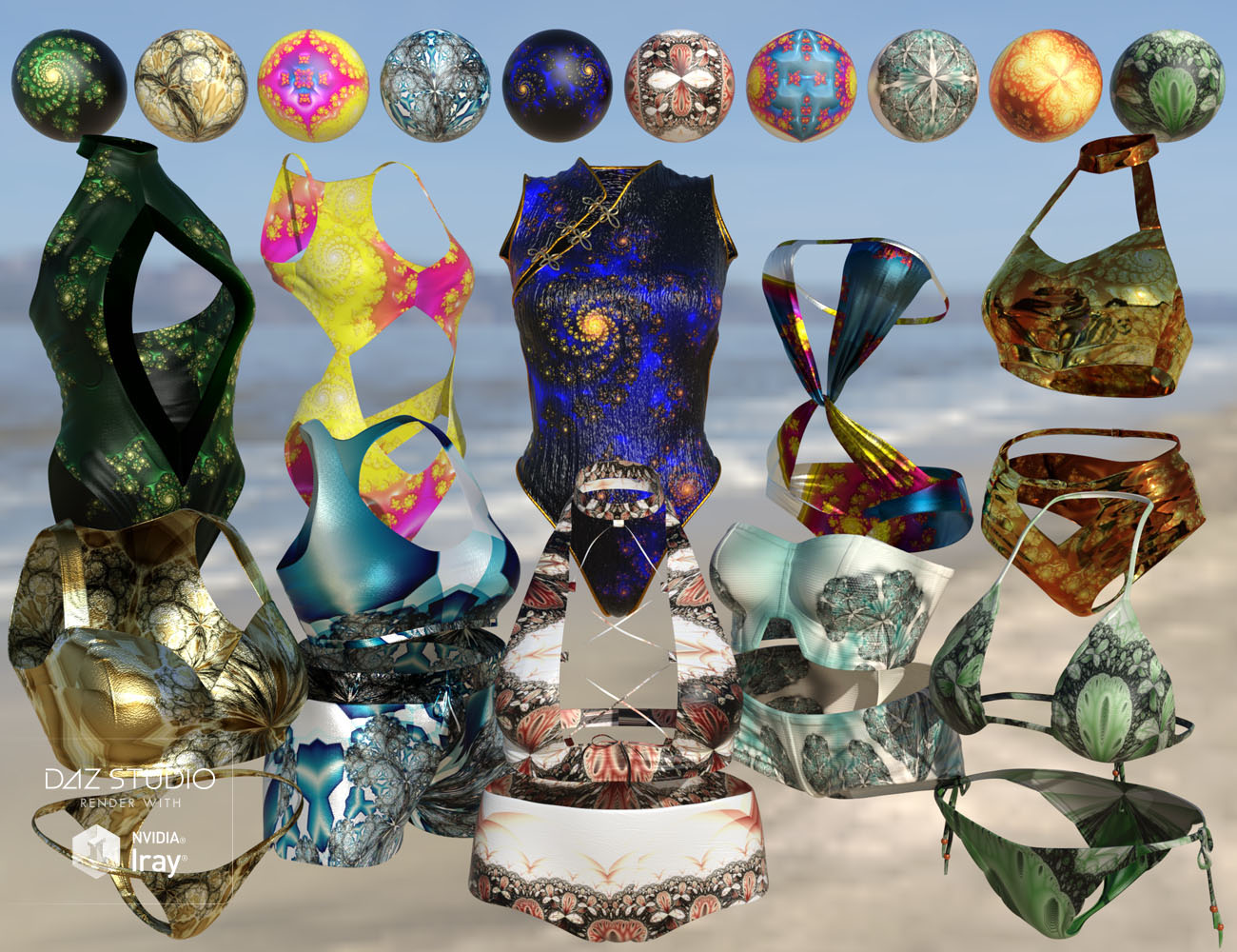 Iray Super Shaders One And Done (Merchant Resource) by: Denki Gaka, 3D Models by Daz 3D