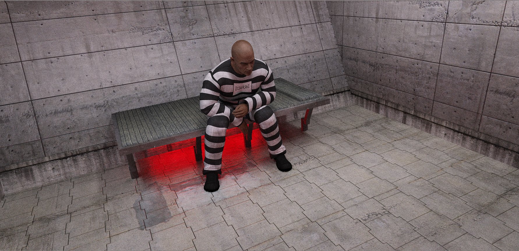 Sci-fi Prison Cell by: , 3D Models by Daz 3D