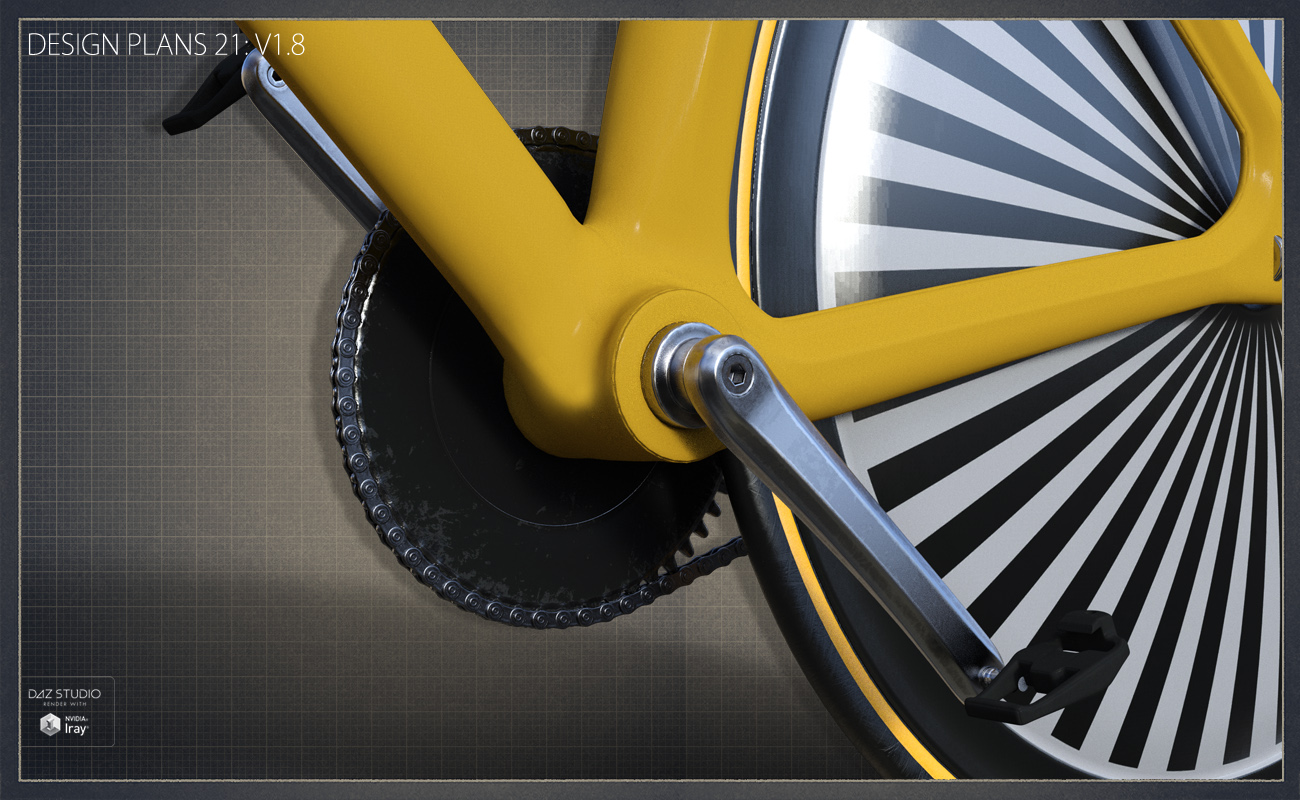 Velodrome Bike by: David BrinnenForbiddenWhispers, 3D Models by Daz 3D