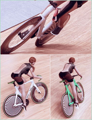 Velodrome Bike by: David BrinnenForbiddenWhispers, 3D Models by Daz 3D