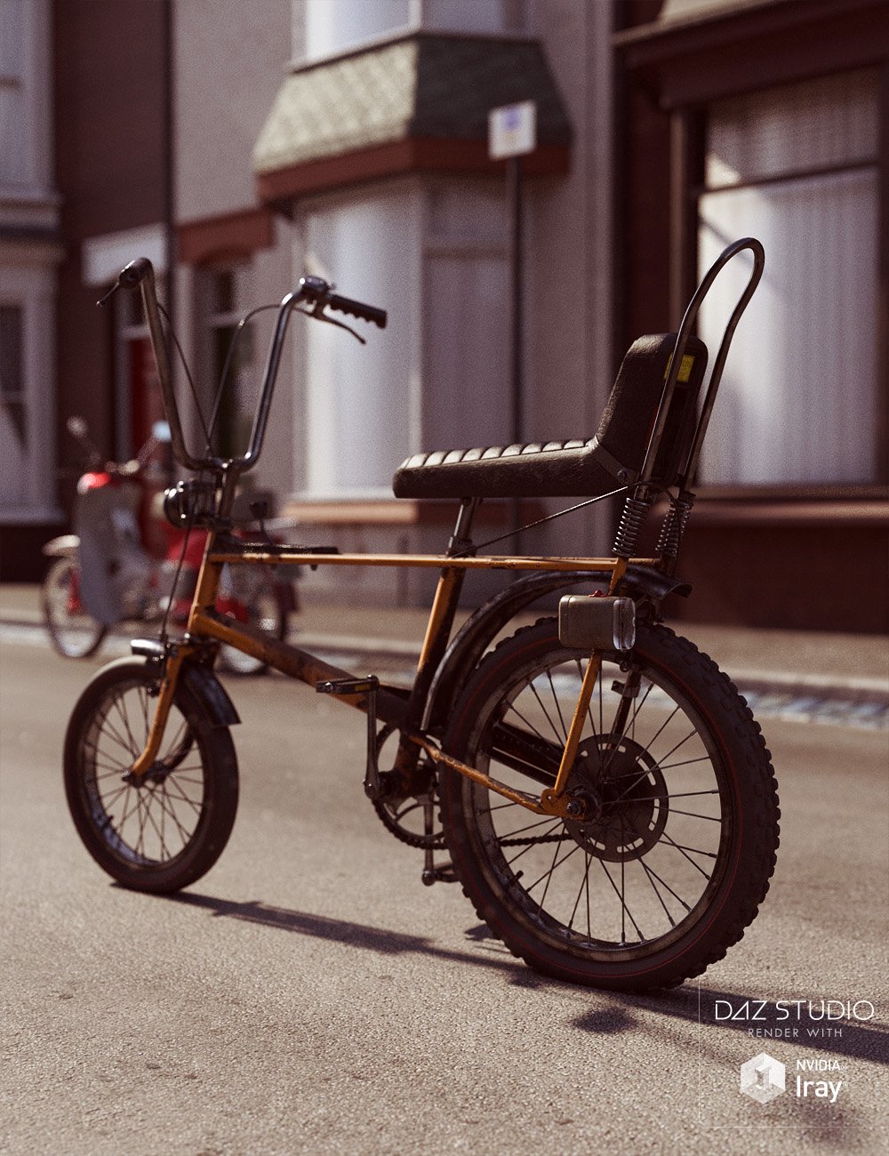 Vintage 70s Pedal Bike by: David BrinnenForbiddenWhispers, 3D Models by Daz 3D