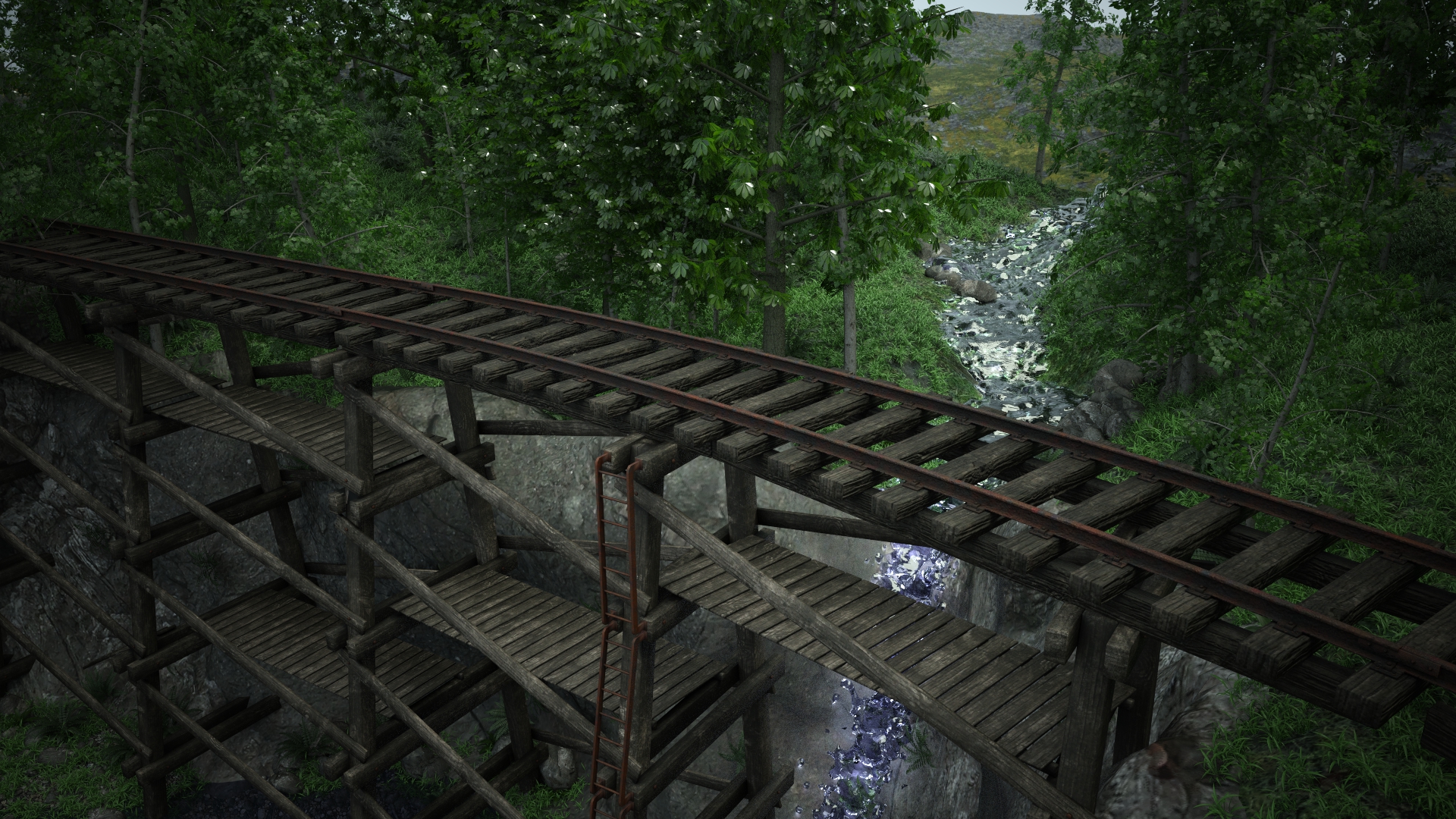 End of the Tracks by: TangoAlpha, 3D Models by Daz 3D