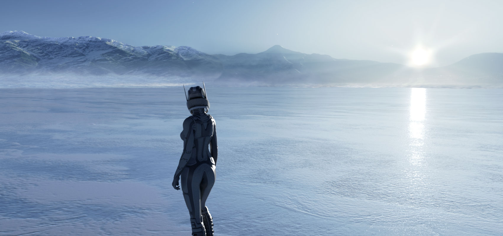 Frozen World - Icy Lake and Iray HDRI by: Aako, 3D Models by Daz 3D