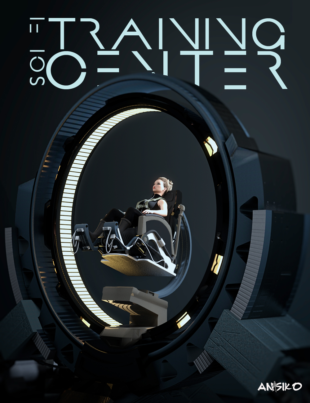 Sci-Fi Training Center by: Ansiko, 3D Models by Daz 3D