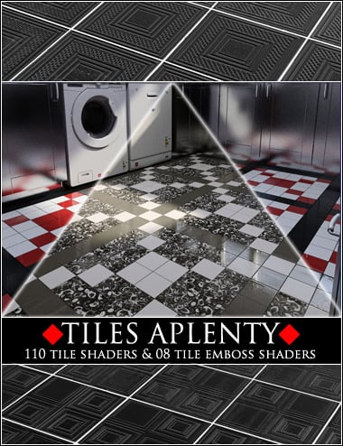 Tiles Aplenty Tiles Aplenty by: ForbiddenWhispers, 3D Models by Daz 3D
