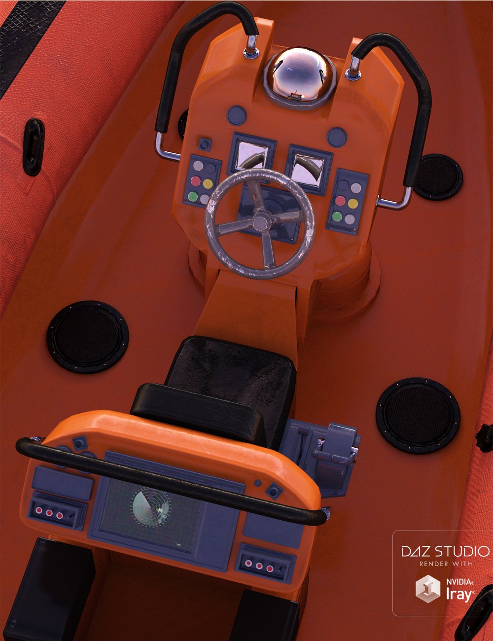 McBoaty Lifeboat by: David BrinnenForbiddenWhispers, 3D Models by Daz 3D