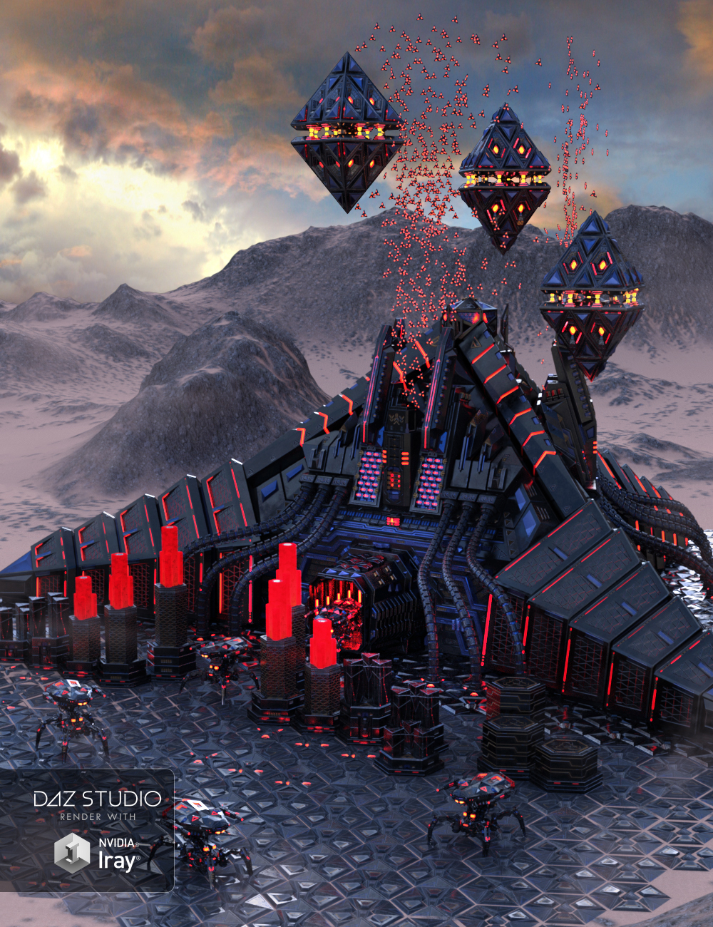 Dominator Pyramid by: petipet, 3D Models by Daz 3D
