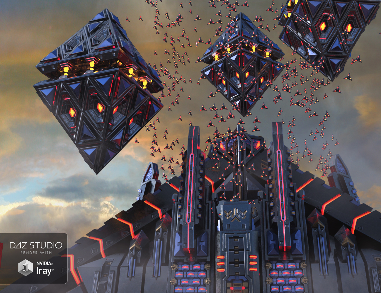 Dominator Pyramid by: petipet, 3D Models by Daz 3D
