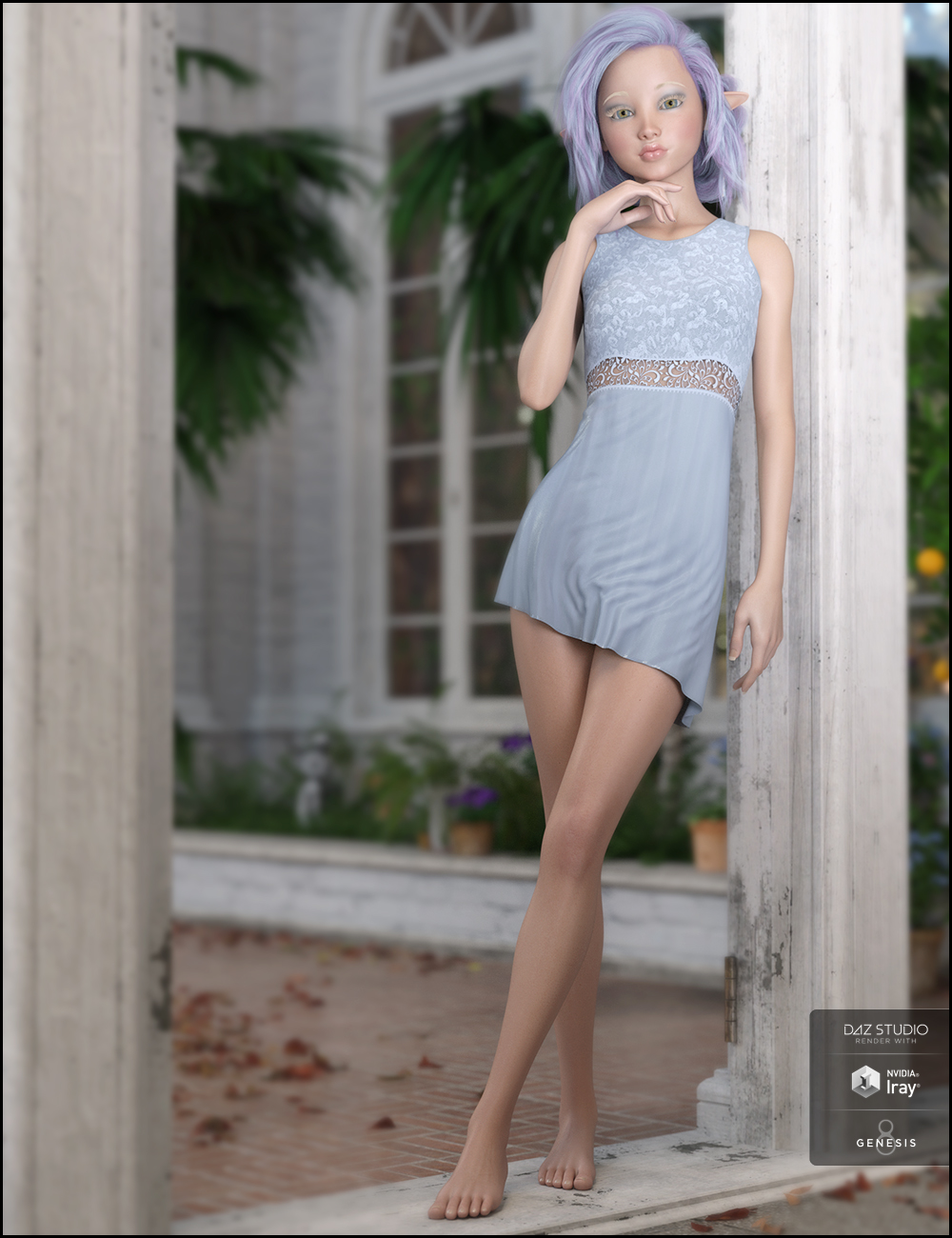 Lavender for Genesis 8 Female by: JessaiiDemonicaEvilius, 3D Models by Daz 3D