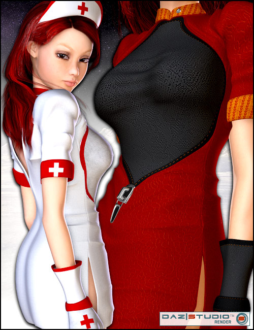 Nurse Textures by: outoftouch, 3D Models by Daz 3D