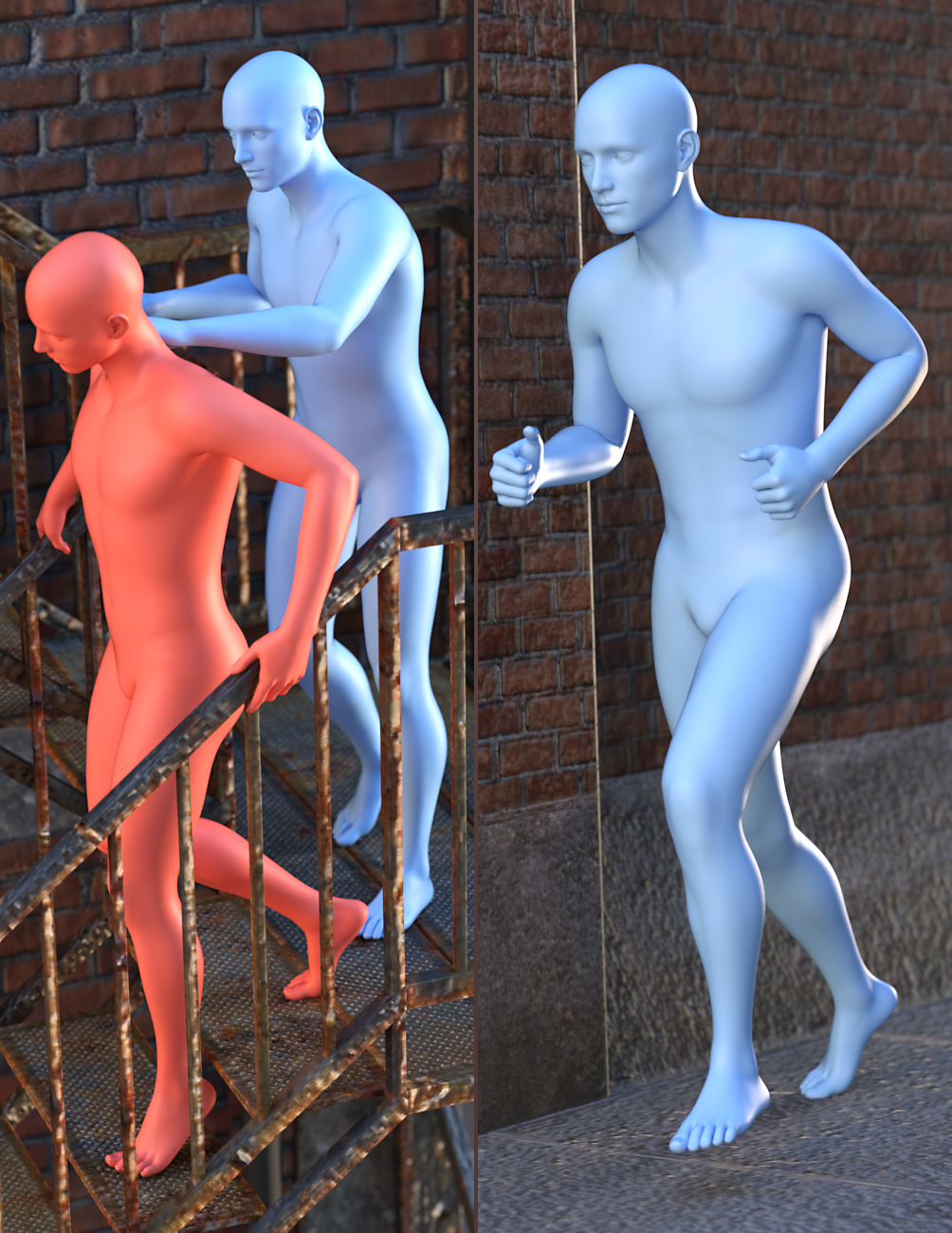Recreation Hour Poses Recreation Hour Poses by: Three Wishes, 3D Models by Daz 3D