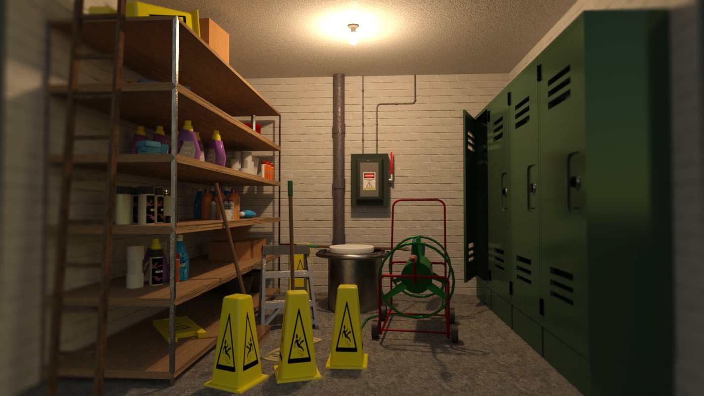 Maintenance Room by: Digitallab3D, 3D Models by Daz 3D