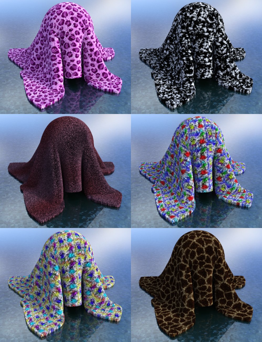 Fun Fur Iray Shaders Fun Fur Iray Shaders by: JGreenlees, 3D Models by Daz 3D