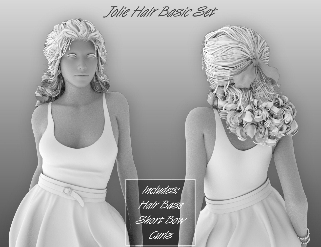 Jolie Hair for Genesis 3 and Genesis 8 Female(s) Jolie Hair for Genesis 3 and Genesis 8 Female(s) by: goldtassel, 3D Models by Daz 3D