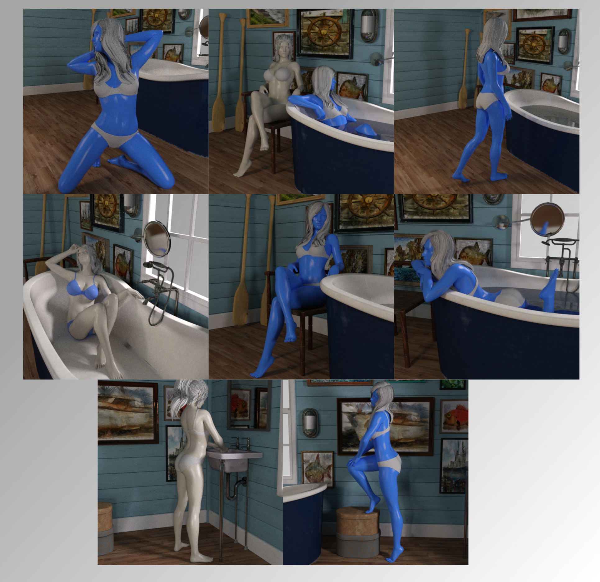 FG Loft Bath Poses for Genesis 8 Female FG Loft Bath Poses for Genesis 8 Female by: Fugazi1968i3D_Lotus, 3D Models by Daz 3D
