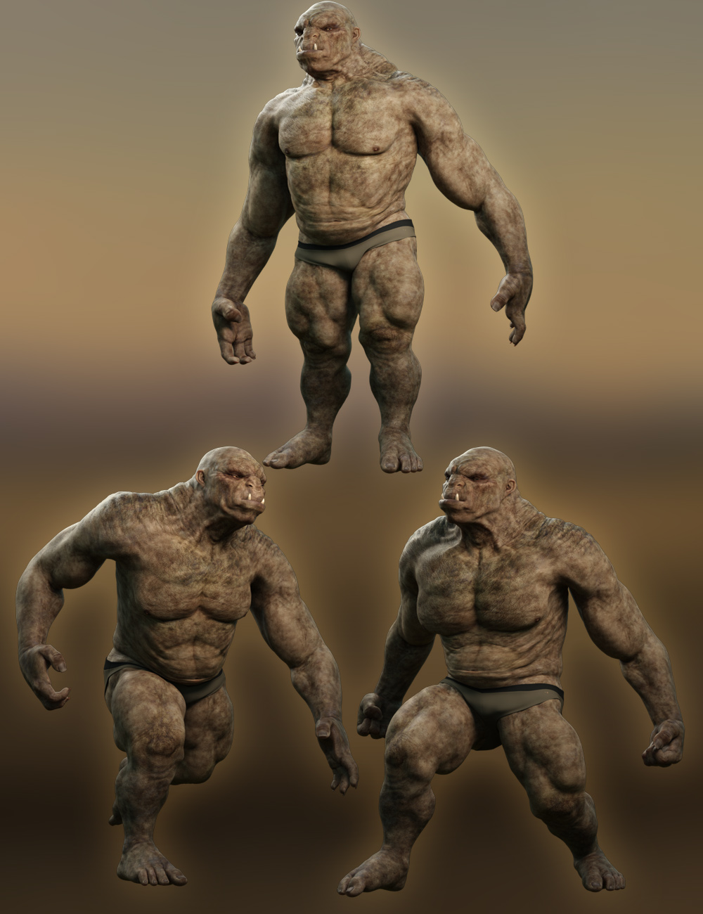 Troll Beast Poses Troll Beast Poses by: RawArt, 3D Models by Daz 3D