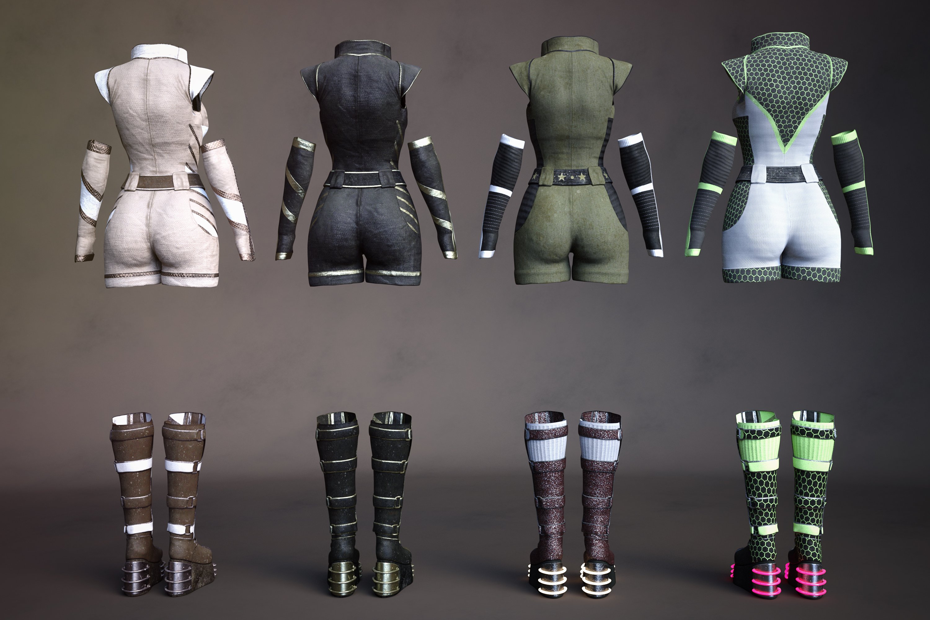 Aldebaran X-49 Outfit Textures by: , 3D Models by Daz 3D