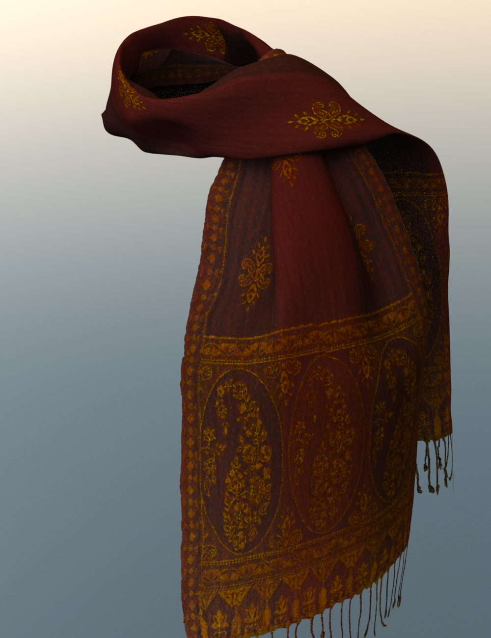dForce Indian Scarf dForce Indian Scarf by: dobit, 3D Models by Daz 3D