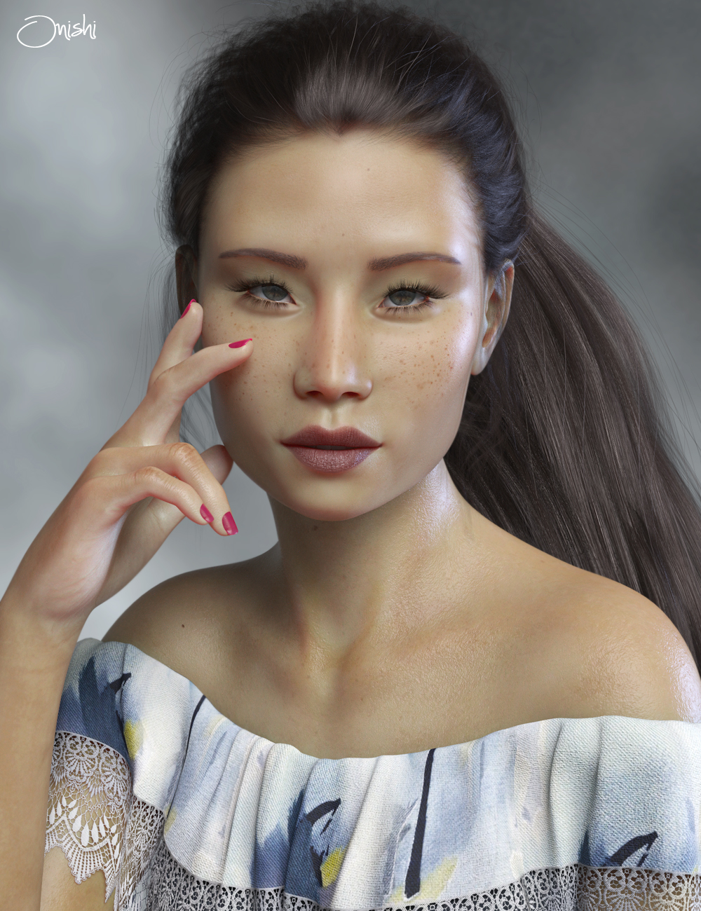 PS Onishi for Genesis 8 Female & Victoria 8 by: Pixelunashadownet, 3D Models by Daz 3D