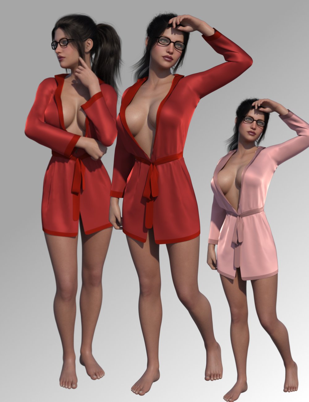 FG Loft Bath dForce Robe for Genesis 8 Female(s) by: Fugazi1968, 3D Models by Daz 3D