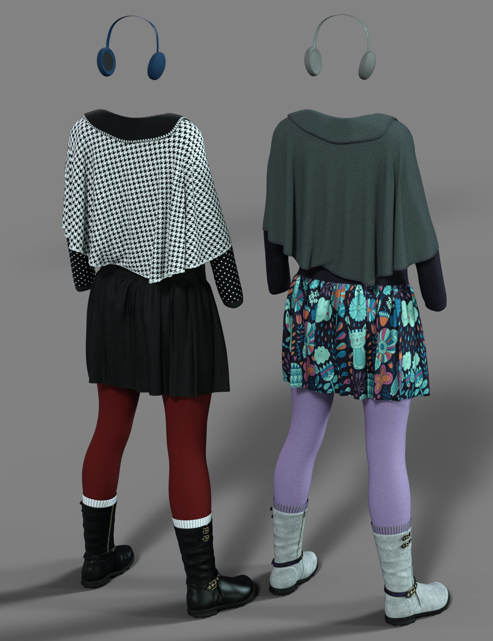 dForce Wonderland Outfit Textures dForce Wonderland Outfit Textures by: Moonscape GraphicsSade, 3D Models by Daz 3D