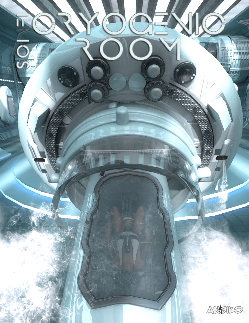 Sci-Fi Cryogenic Room by: Ansiko, 3D Models by Daz 3D