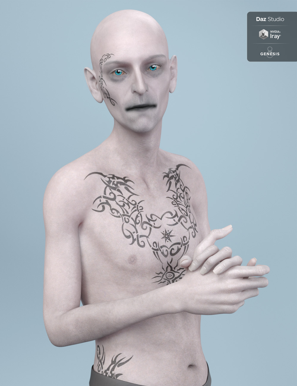 Zackyr for Ollie 8 by: Eva1, 3D Models by Daz 3D