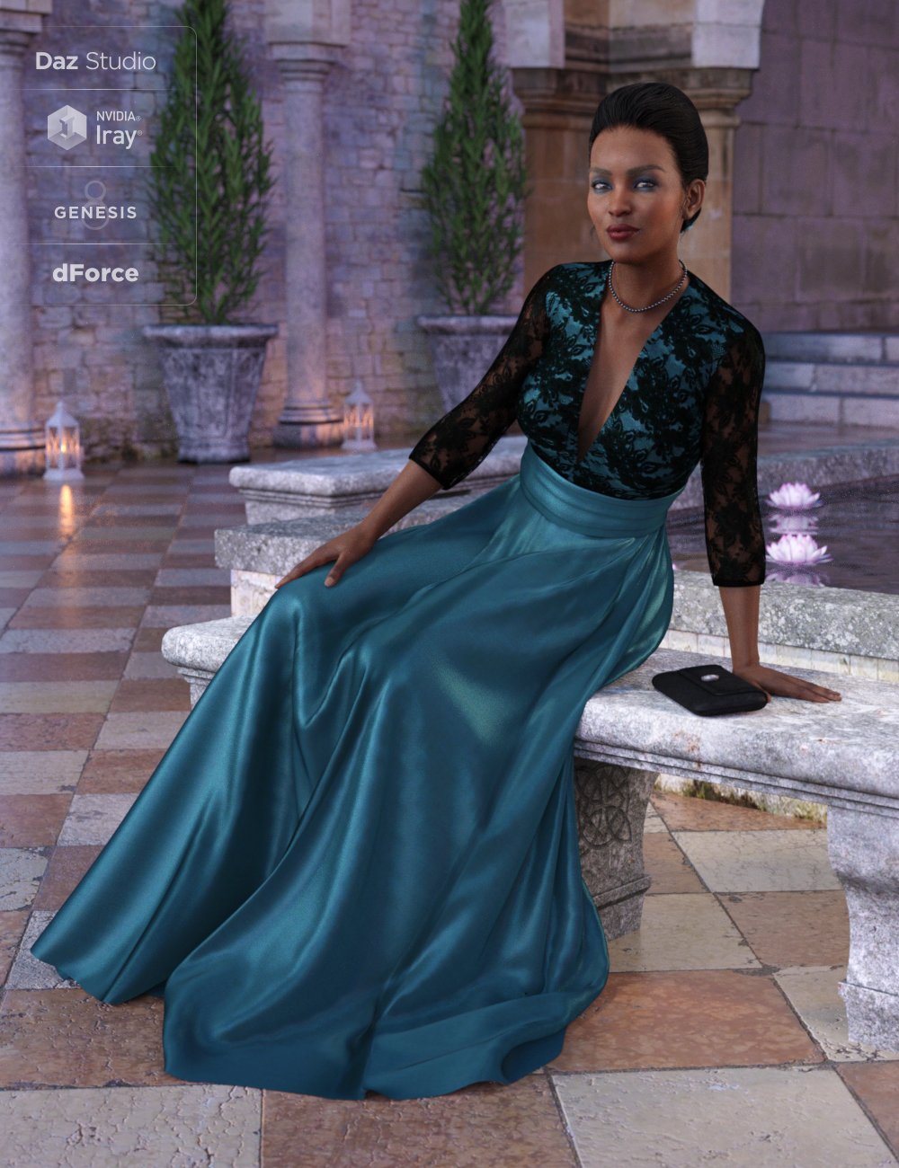 dForce Before Midnight Dress Textures dForce Before Midnight Dress Textures by: DirtyFairy, 3D Models by Daz 3D