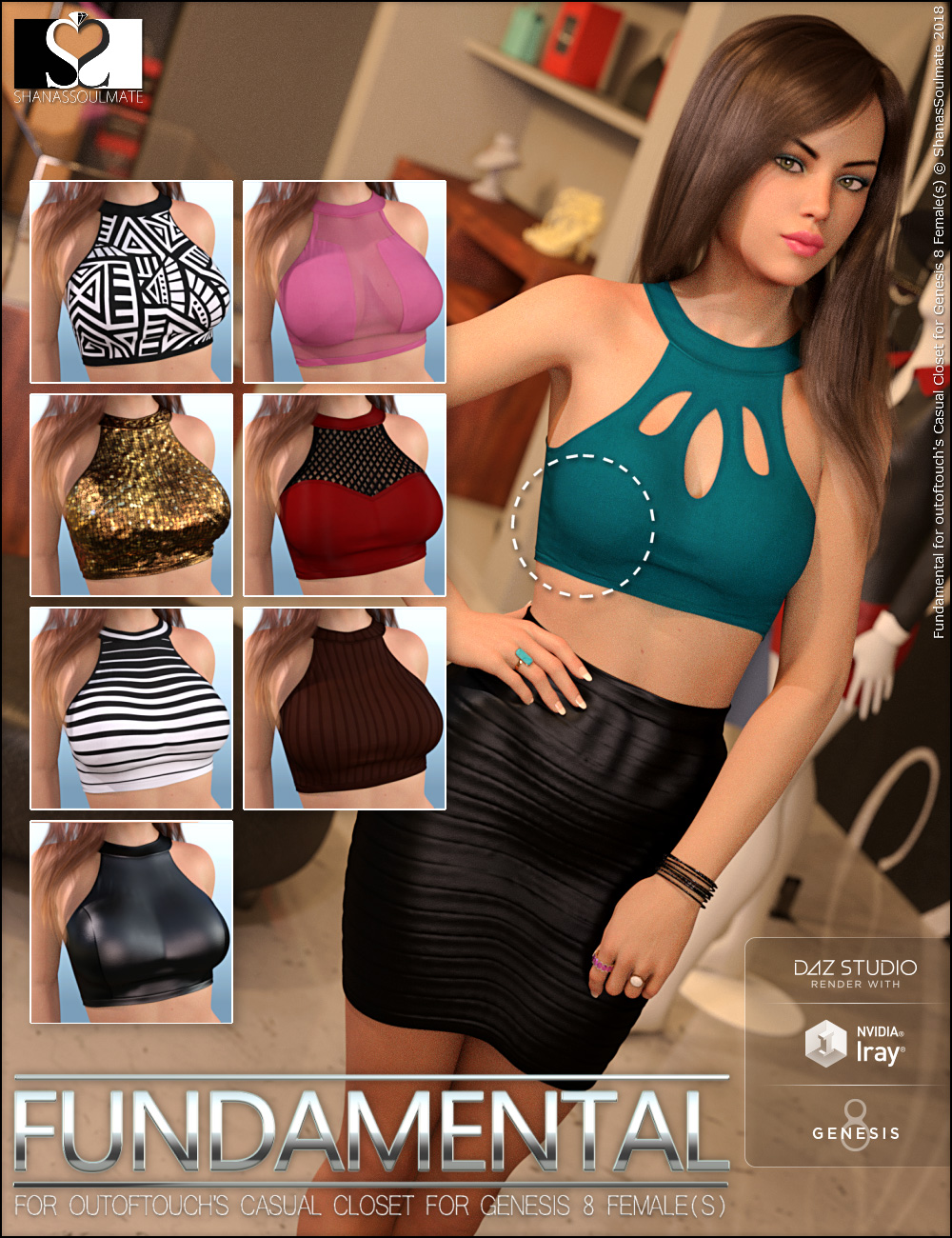 Fundamental Textures for OOT Casual Closet by: ShanasSoulmate, 3D Models by Daz 3D