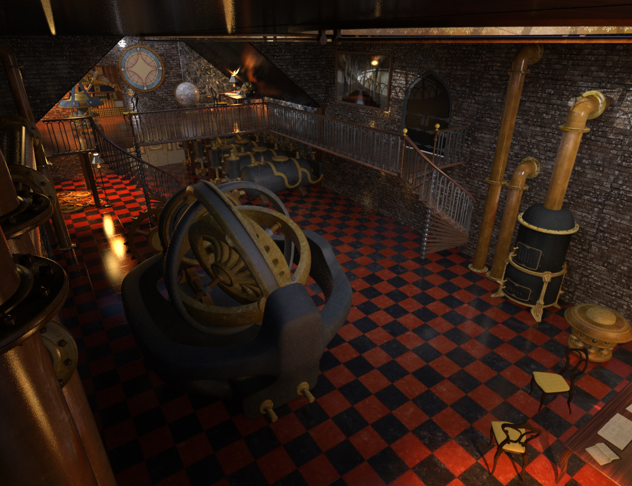 Steampunk Workshop Steampunk Workshop by: Phantasmagorical Scenes, 3D Models by Daz 3D