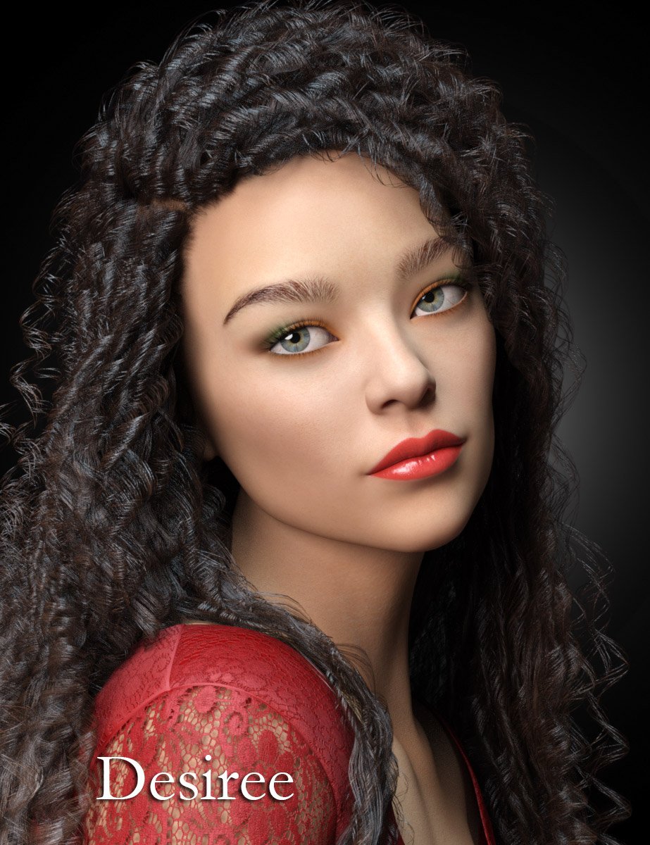 Desiree HD for Genesis 3 and 8 Female by: Mousso, 3D Models by Daz 3D