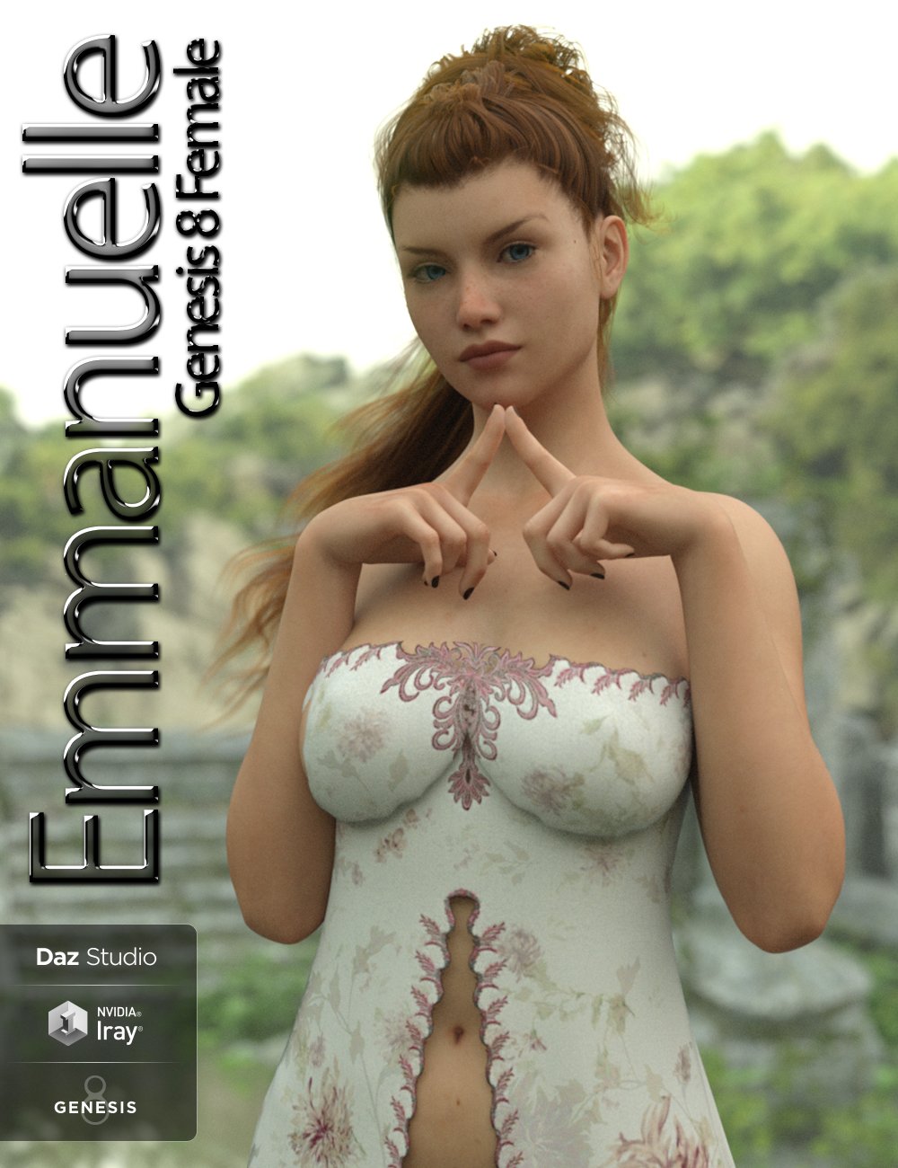 Emmanuelle for Genesis 8 Female by: iSourceTextures, 3D Models by Daz 3D