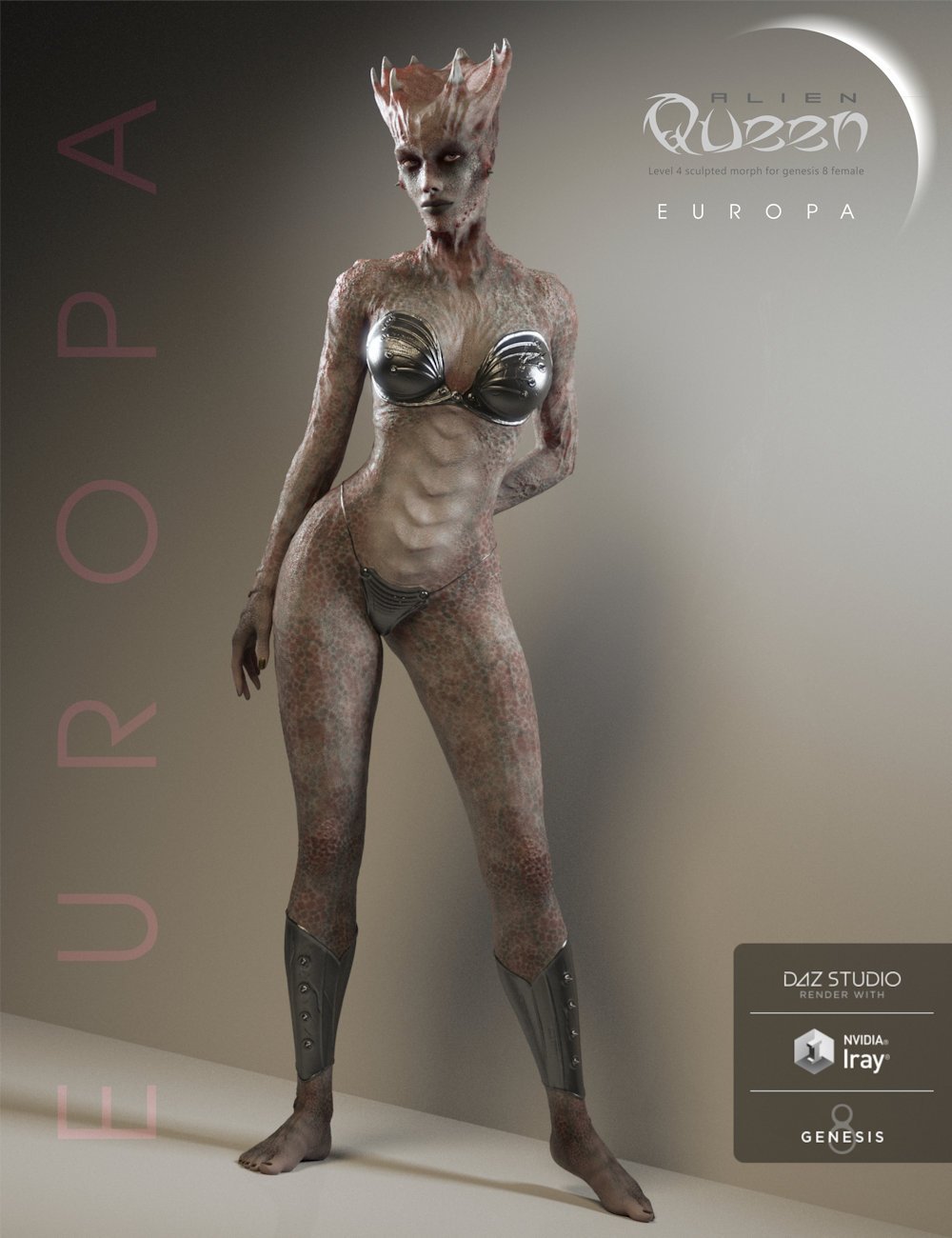 Alien Queen for Genesis 8 Female by: daveyabbo, 3D Models by Daz 3D