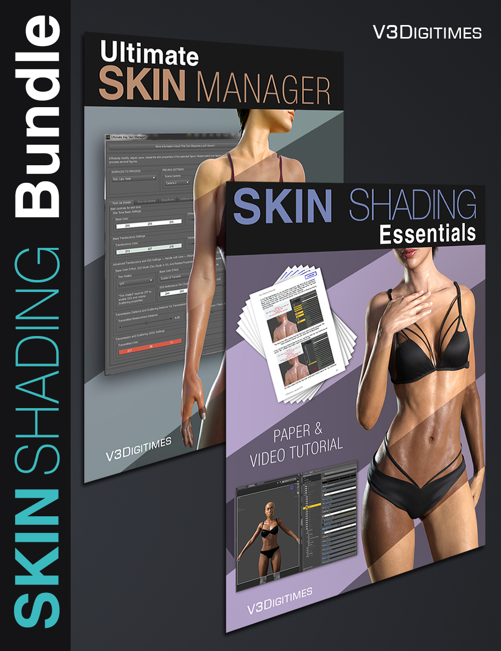 Skin Shading Bundle by: V3Digitimes, 3D Models by Daz 3D