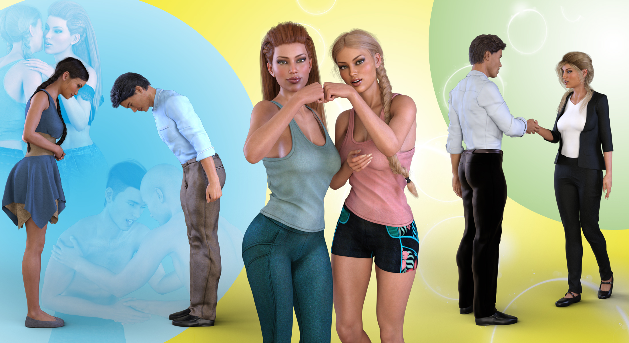 Z Utility Series : Greetings - Poses and Partials for Genesis 3 & 8 by: Zeddicuss, 3D Models by Daz 3D