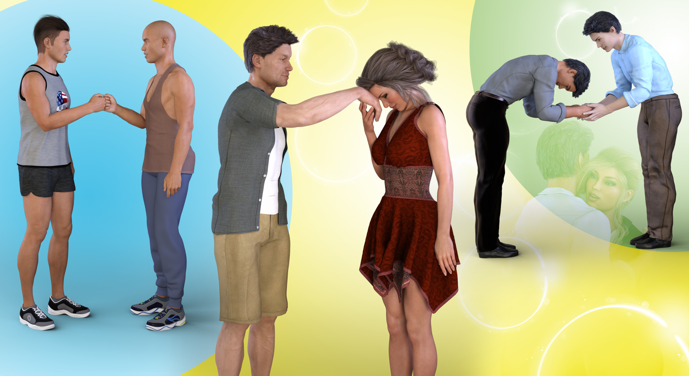 Z Utility Series : Greetings - Poses and Partials for Genesis 3 & 8 Z Utility Series : Greetings - Poses and Partials for Genesis 3 & 8 by: Zeddicuss, 3D Models by Daz 3D