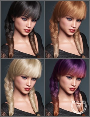 OOT Hairblending 2.0 Texture XPansion for Madeline Tails Hair by: outoftouch, 3D Models by Daz 3D