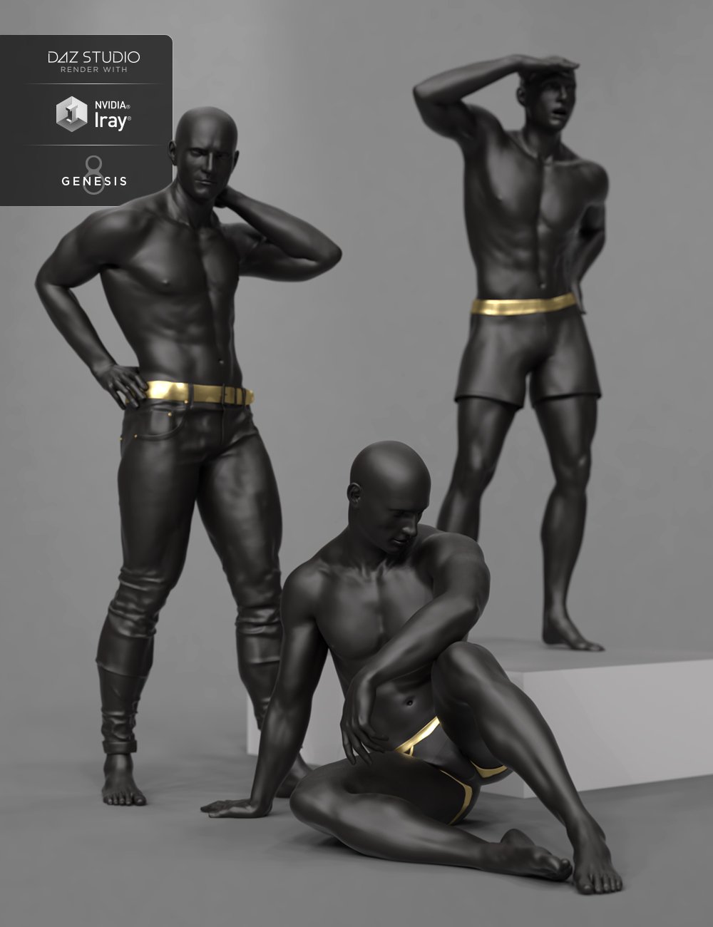 Noir Poses for Genesis 8 Male Noir Poses for Genesis 8 Male by: Faber Inc, 3D Models by Daz 3D