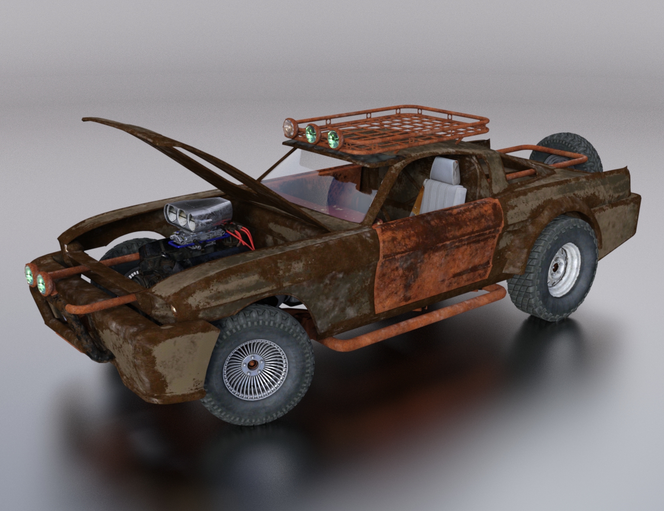 Wasteland Vehicle Construction Set Wasteland Vehicle Construction Set by: DzFire, 3D Models by Daz 3D