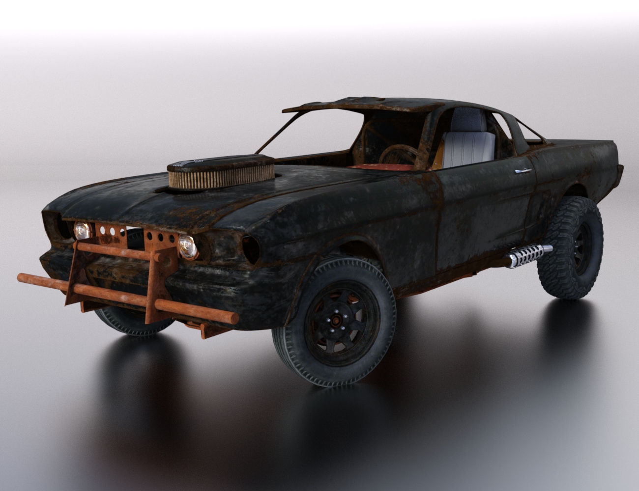 Wasteland Vehicle Construction Set by: DzFire, 3D Models by Daz 3D