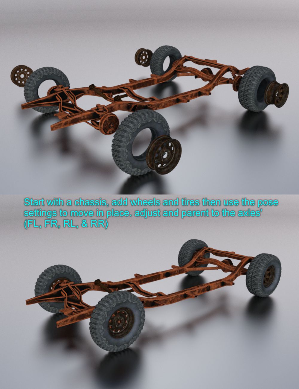 Wasteland Vehicle Construction Set Wasteland Vehicle Construction Set by: DzFire, 3D Models by Daz 3D