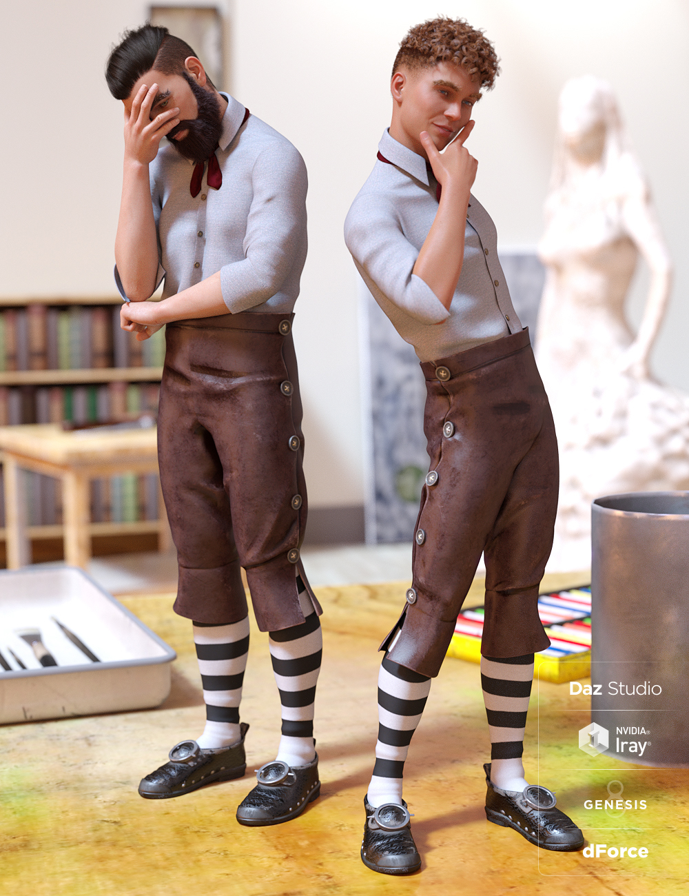 dForce House Brownie Outfit for Genesis 8 Male(s) dForce House Brownie Outfit for Genesis 8 Male(s) by: MadaMoonscape GraphicsSade, 3D Models by Daz 3D