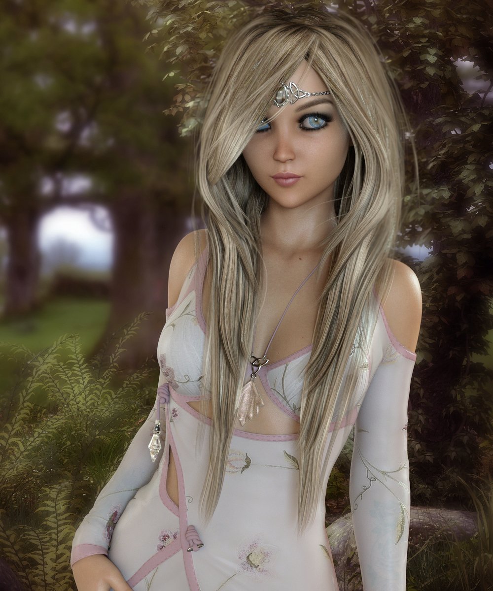 Abigail Hair for Genesis 3 and 8 Female(s) by: Propschick, 3D Models by Daz 3D